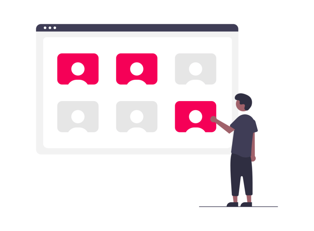 A person indicates a screen adorned with icons, illustrating techniques for boosting Instagram followers effectively using GetInsta APK.